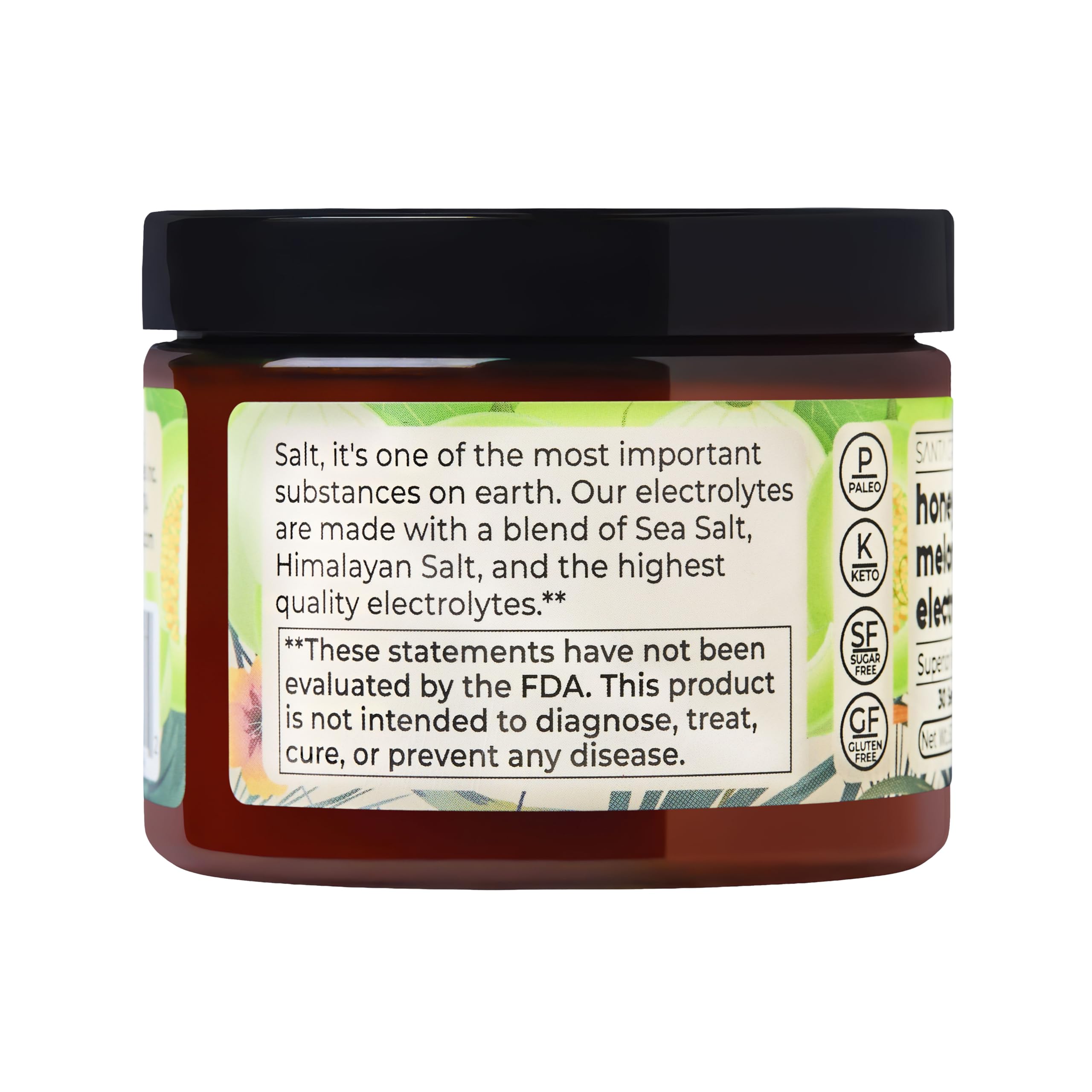 Gym bag hydration booster with Honeydew Melon electrolyte powder.