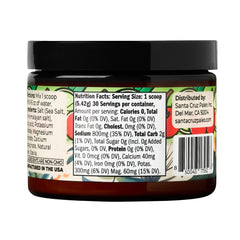 Daily hydration routine with Santa Cruz Paleo Electrolyte Powder in a bottle.