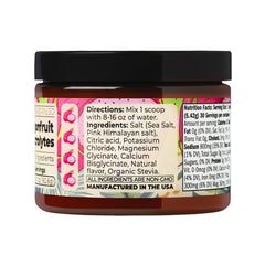 Santa Cruz Paleo sugar-free electrolyte mix label highlighting Stevia