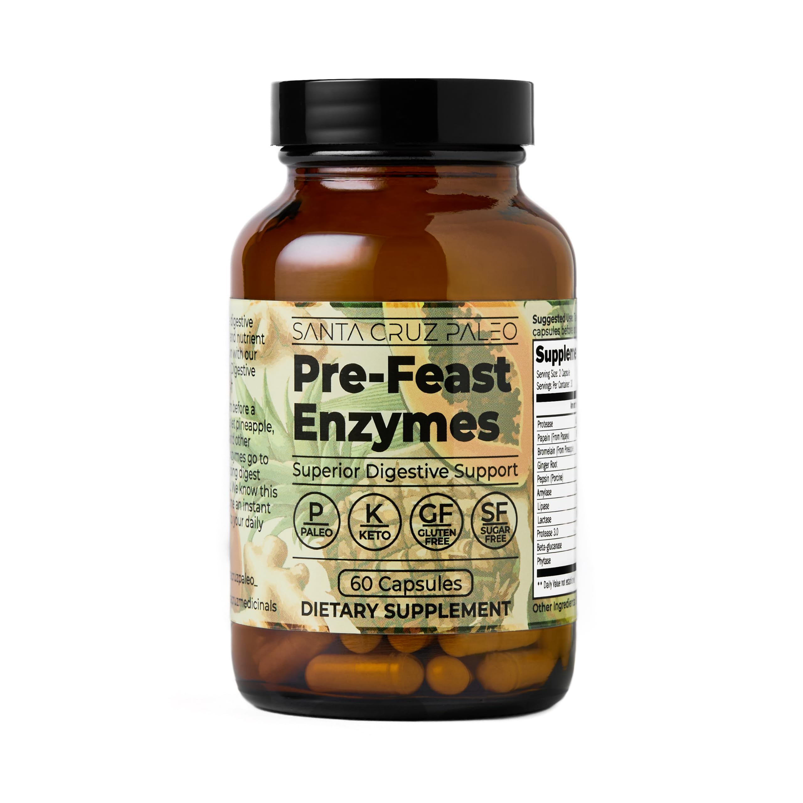 Santa Cruz Paleo ginger root feature signaling digestive comfort
