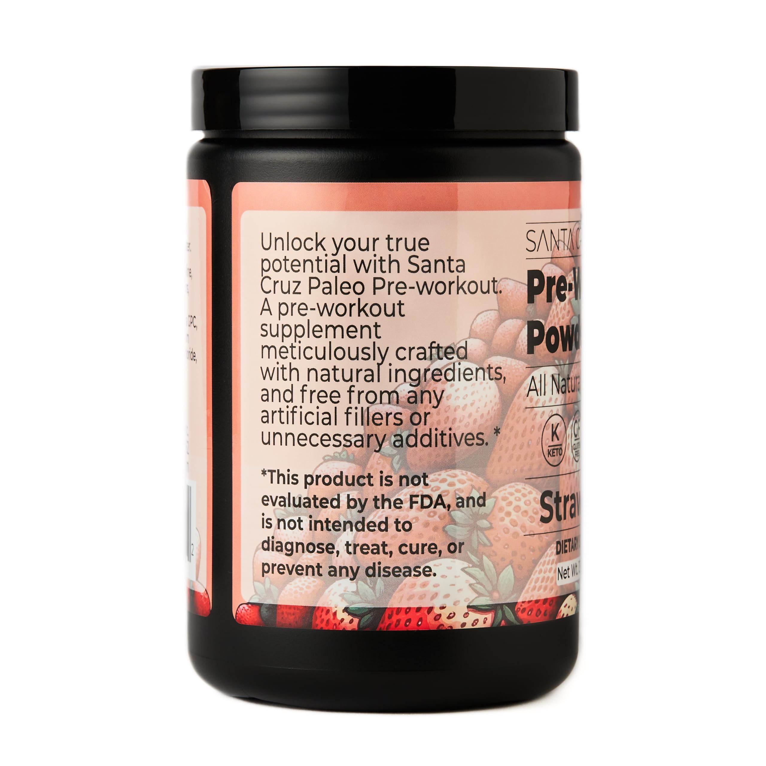 Santa Cruz Paleo L-Citrulline scoop image illustrating endurance support.