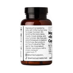 Santa Cruz Paleo capsules close-up showing magnesium glycinate content and gentle digestion.