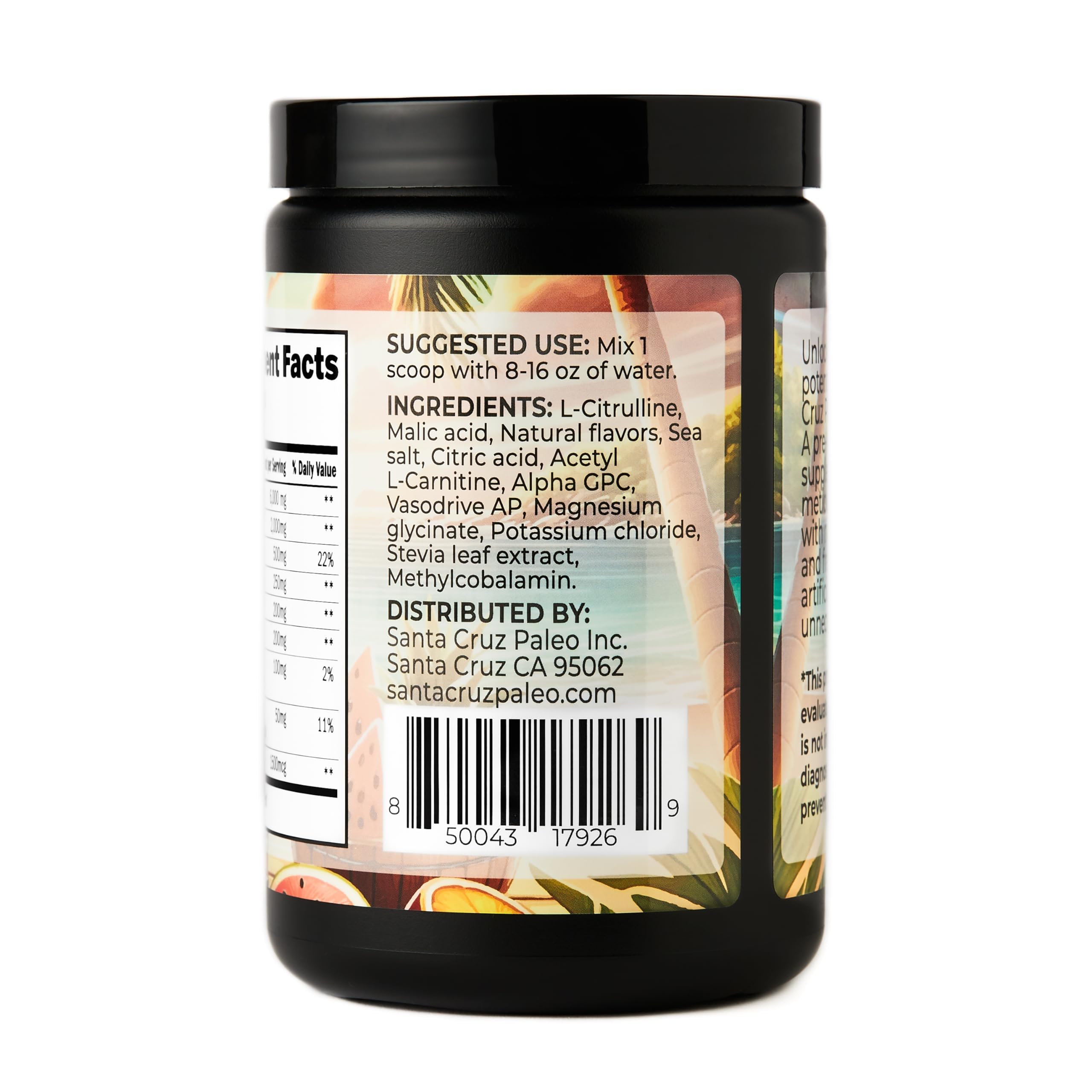 Paleo-friendly label indicating gluten-free and keto-friendly.