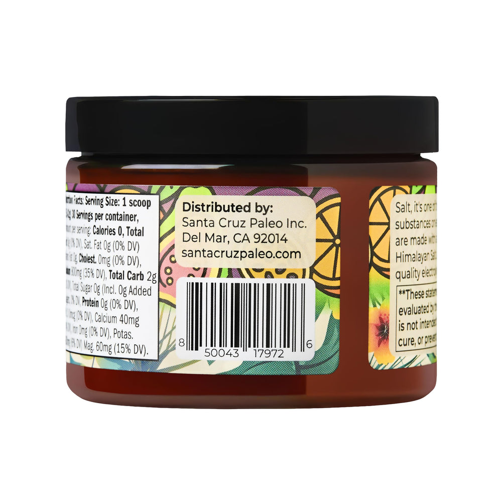 Santa Cruz Paleo P.O.G. salt blend visual connects Himalayan pink and sea salt.
