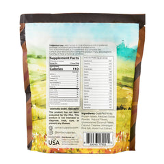 Close-up of Santa Cruz Paleo ingredient panel and nutrition