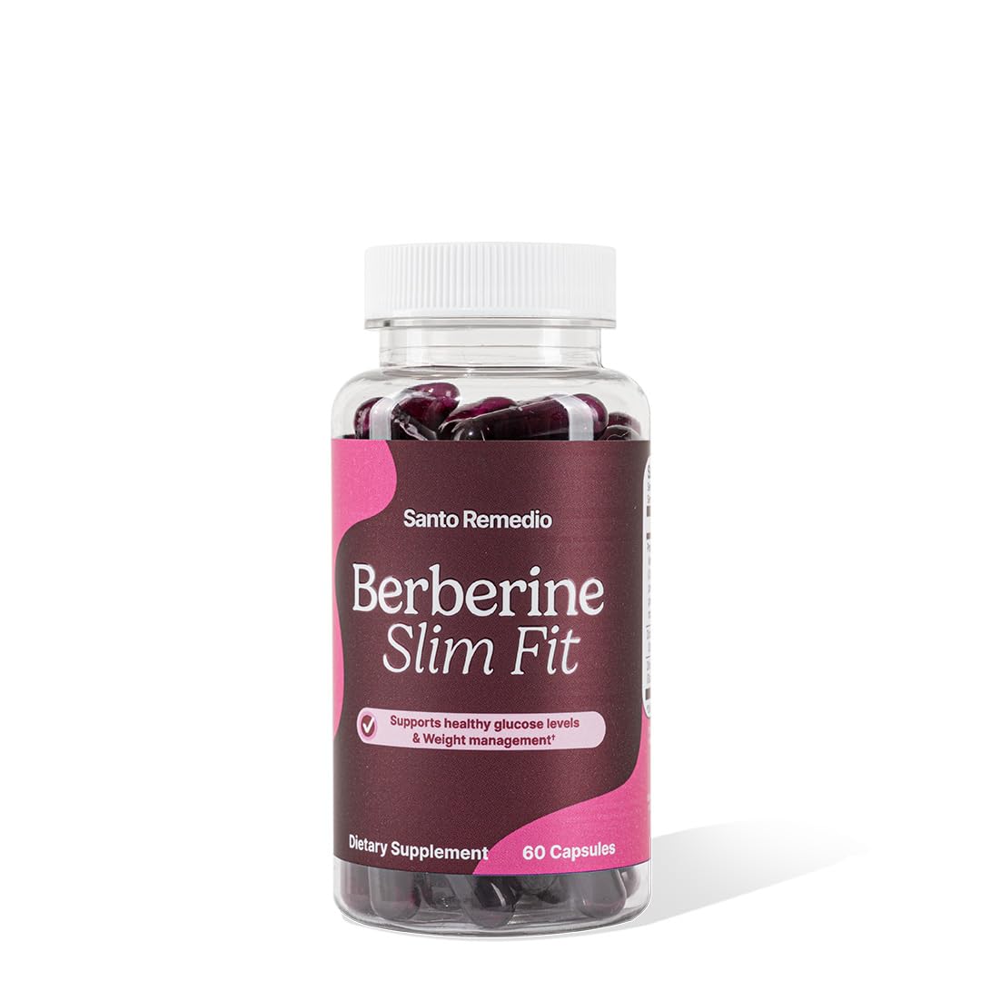 Santo Remedio Berberine bottle for daily wellness support.