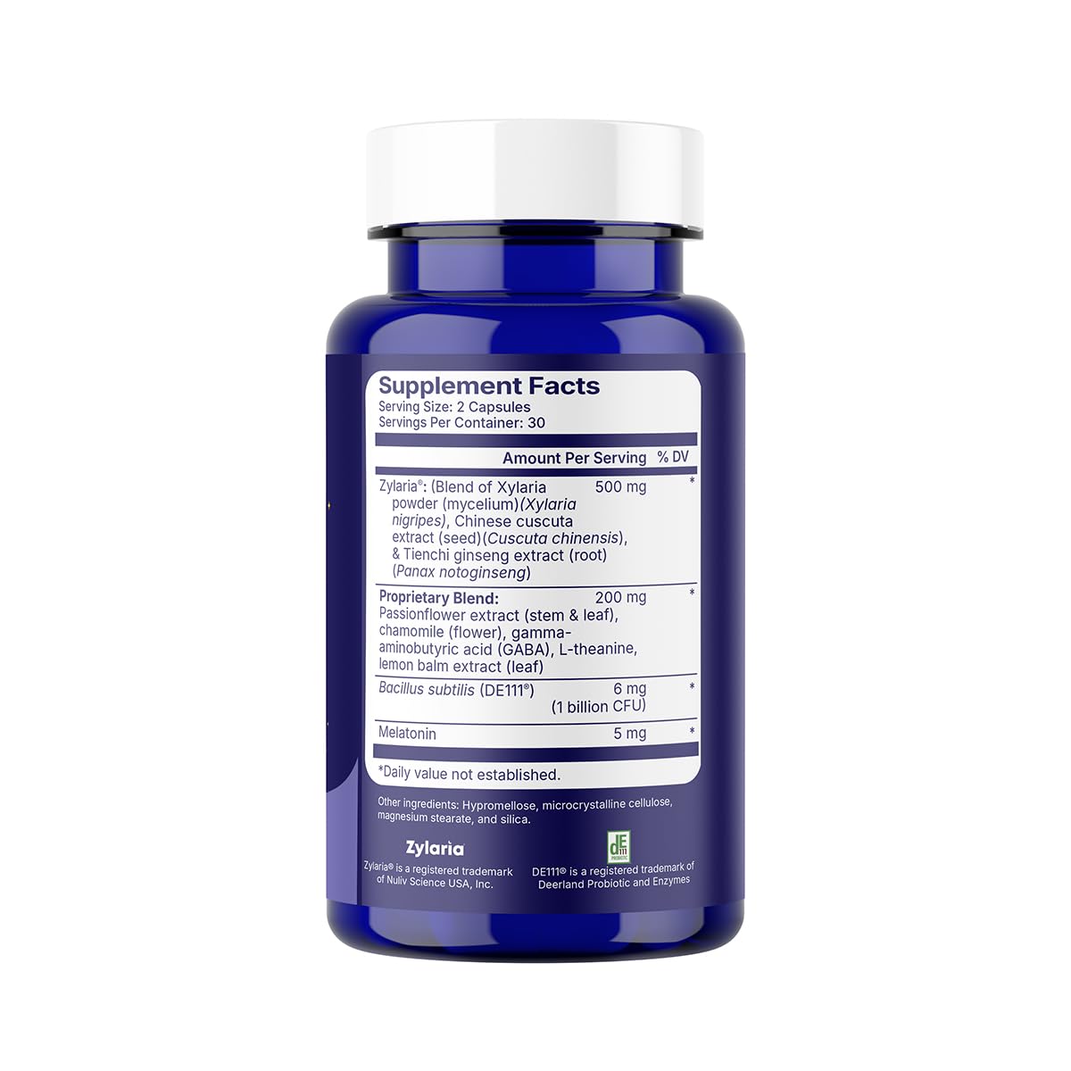 Santo Remedio Capsule closeup shows vegetarian capsules and formula.