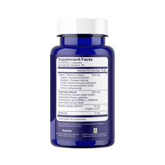 Santo Remedio Capsule closeup shows vegetarian capsules and formula.