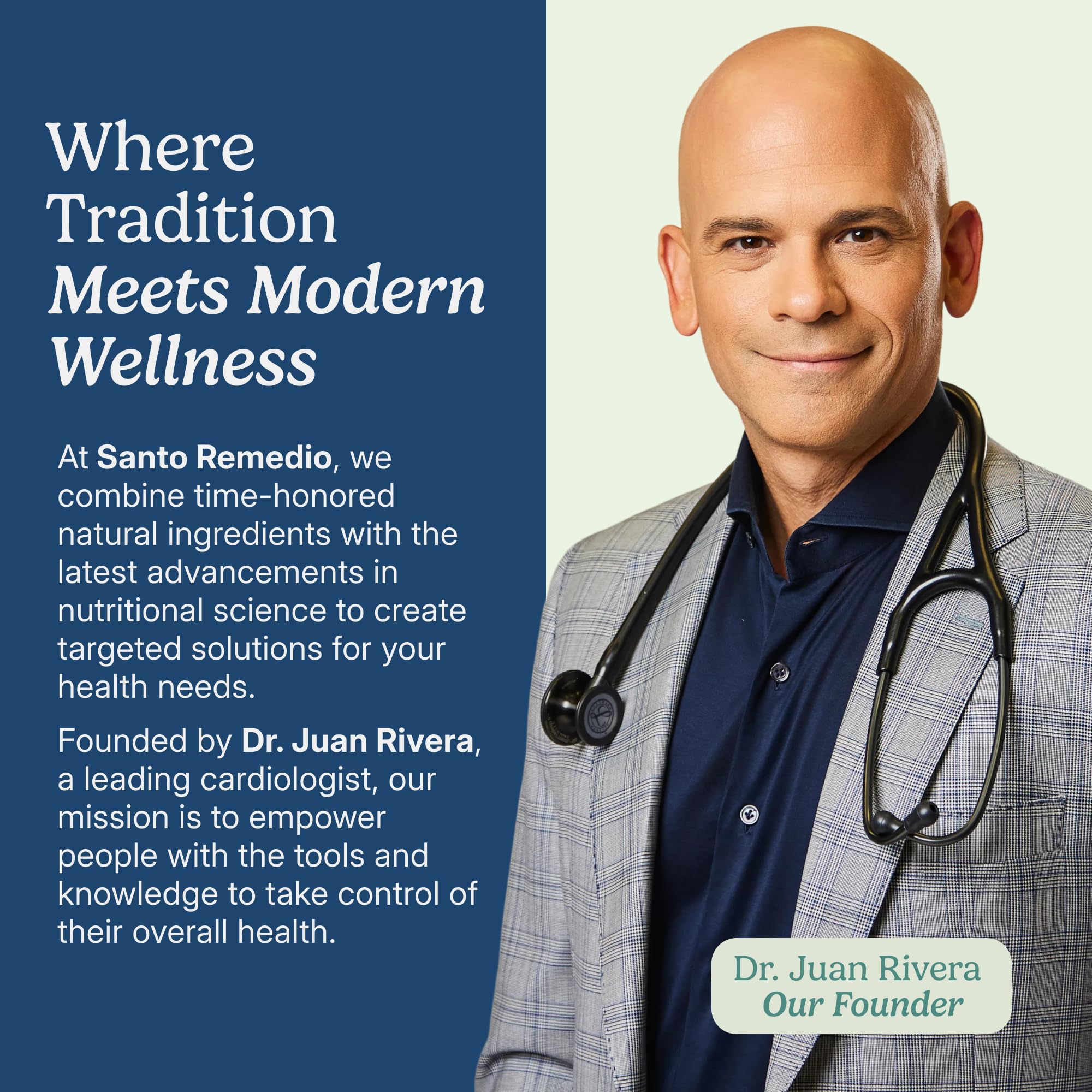 Santo Remedio Digestion Plus packaging label shows clean ingredients and allergen-free promise