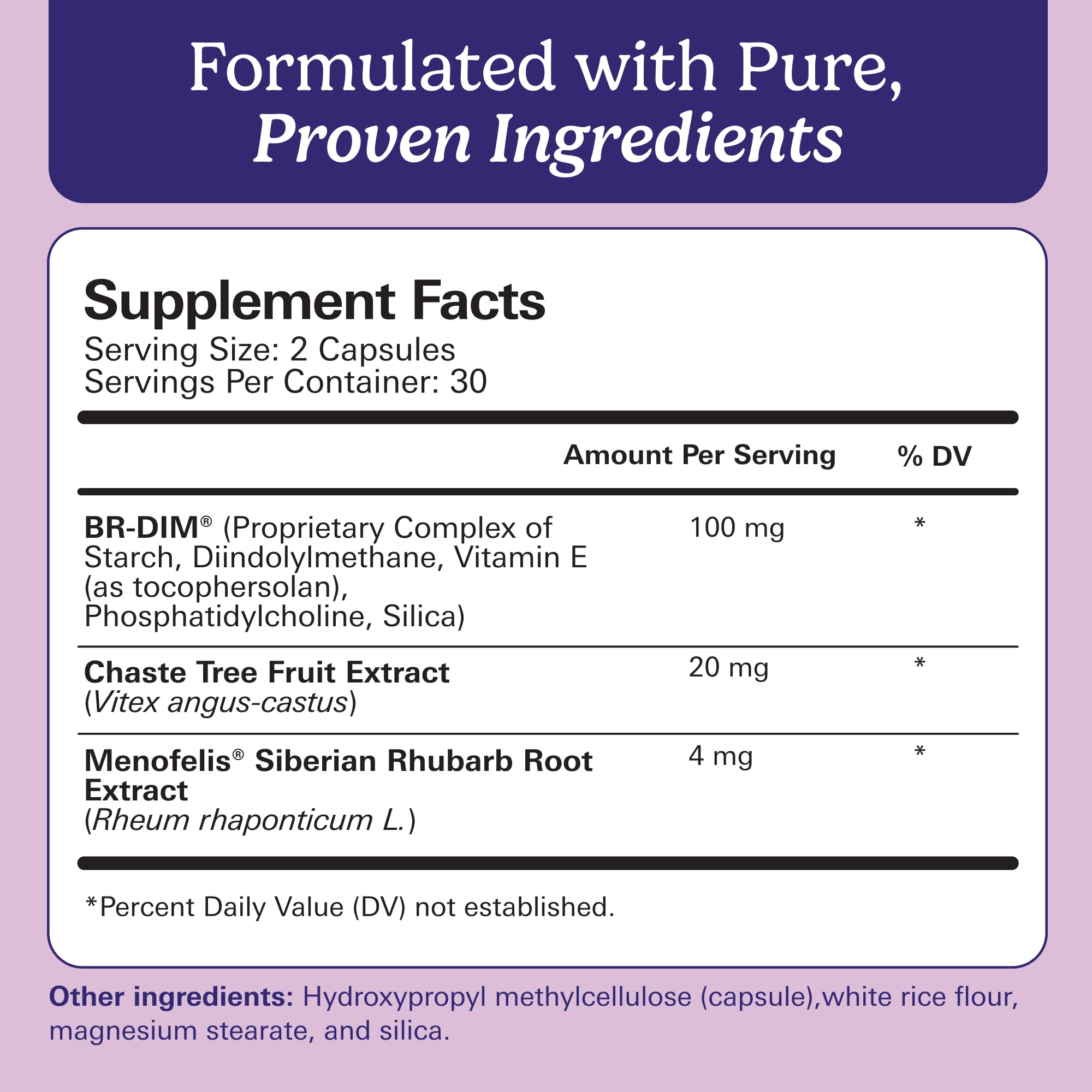 Santo Remedio Hormonal Balance capsule close-up highlighting ingredients.