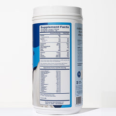 Santo Remedio Vanilla Whey Protein shake glass, ready to enjoy after training.