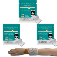Sapbontchi Quick Clot Gauze 3x12.5 inch pack for rapid wound packing