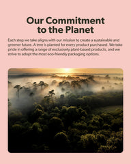 Sapling Calcium eco-label reinforcing sustainability and one-tree-per-bottle initiative