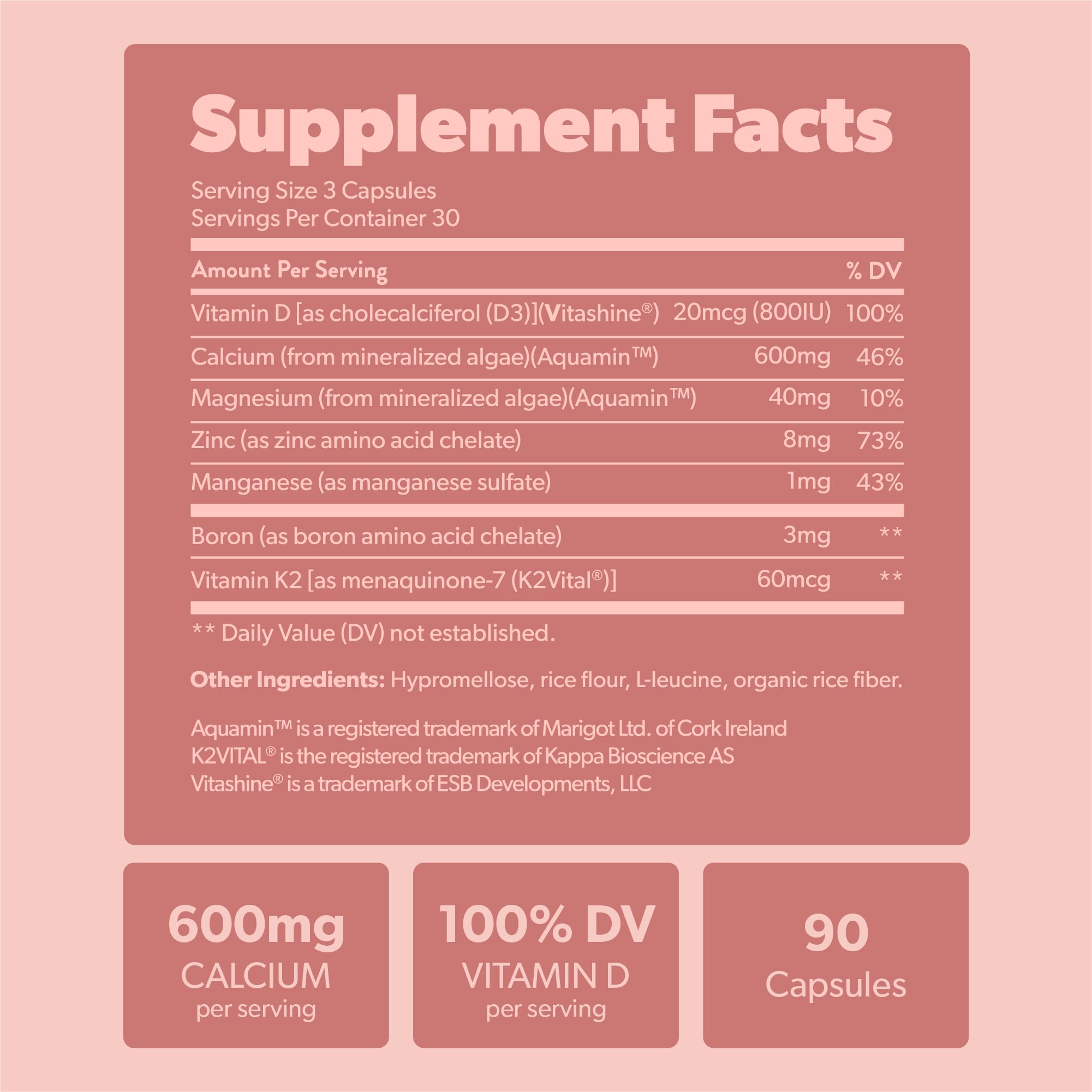 Sapling packaging with green tones signals vegan, non-GMO formula