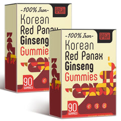 Sapotax Korean Red Panax Ginseng Gummies bottle for convenient daily wellness