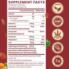 Sapotax gummies packshot highlighting premium ginseng and portable packaging