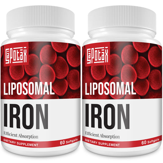 Sapotax Liposomal Fe softgels bottle for easy daily iron intake.