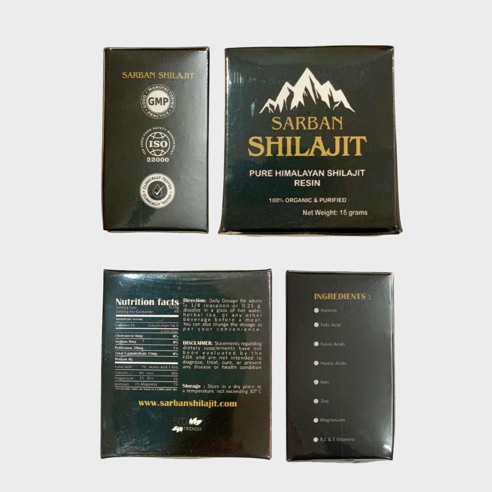Sarban Shilajit jar provides 90 servings for sustained daily use