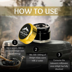Purification process illustration preserving nutrients in Sarban Shilajit