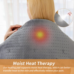 SAROO heating pad around-the-shoulder wrap usage for neck and shoulder relief