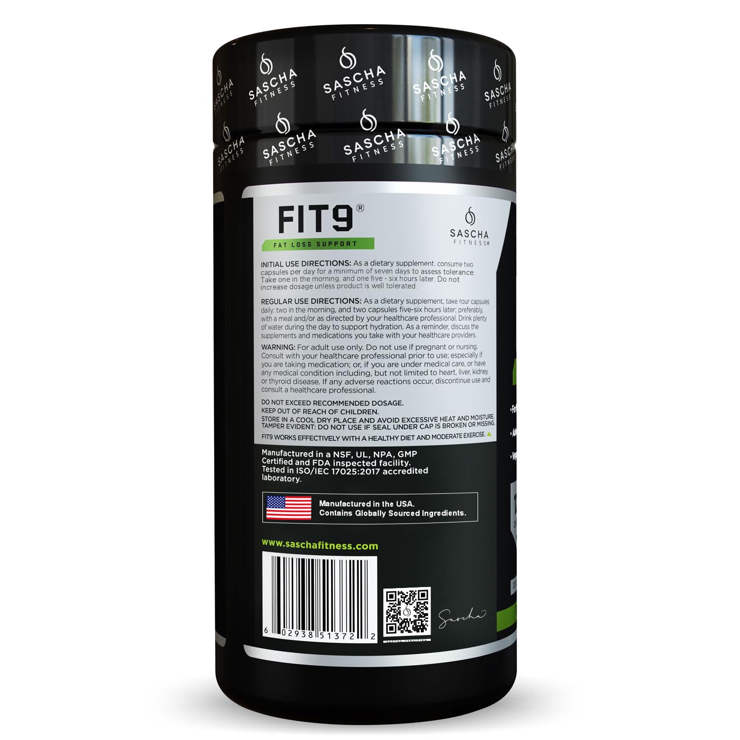 Sascha Fitness Fat Loss pills capsules closeup highlighting small vegan capsules for easy swallowing