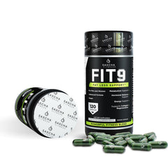 Sascha Fitness Fat Loss pills packaging box ready for shelf display and travel
