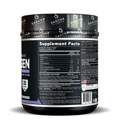 SASCHA FITNESS collagen powder pouring into glass for easy daily use