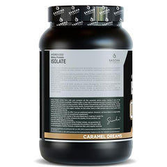 Packaging of SASCHA FITNESS Hydrolyzed Whey Protein Isolate reveals gluten-free and lactose-free formula