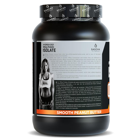 SASCHA FITNESS protein shake glass with creamy milkshake-like texture