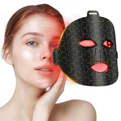Satisure Red Light Mask front view for at-home facial sessions.