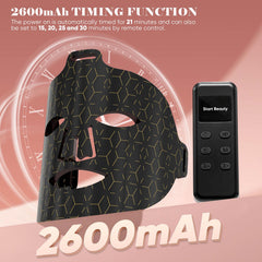 Satisure Red Light Mask wearable design for comfortable routines.