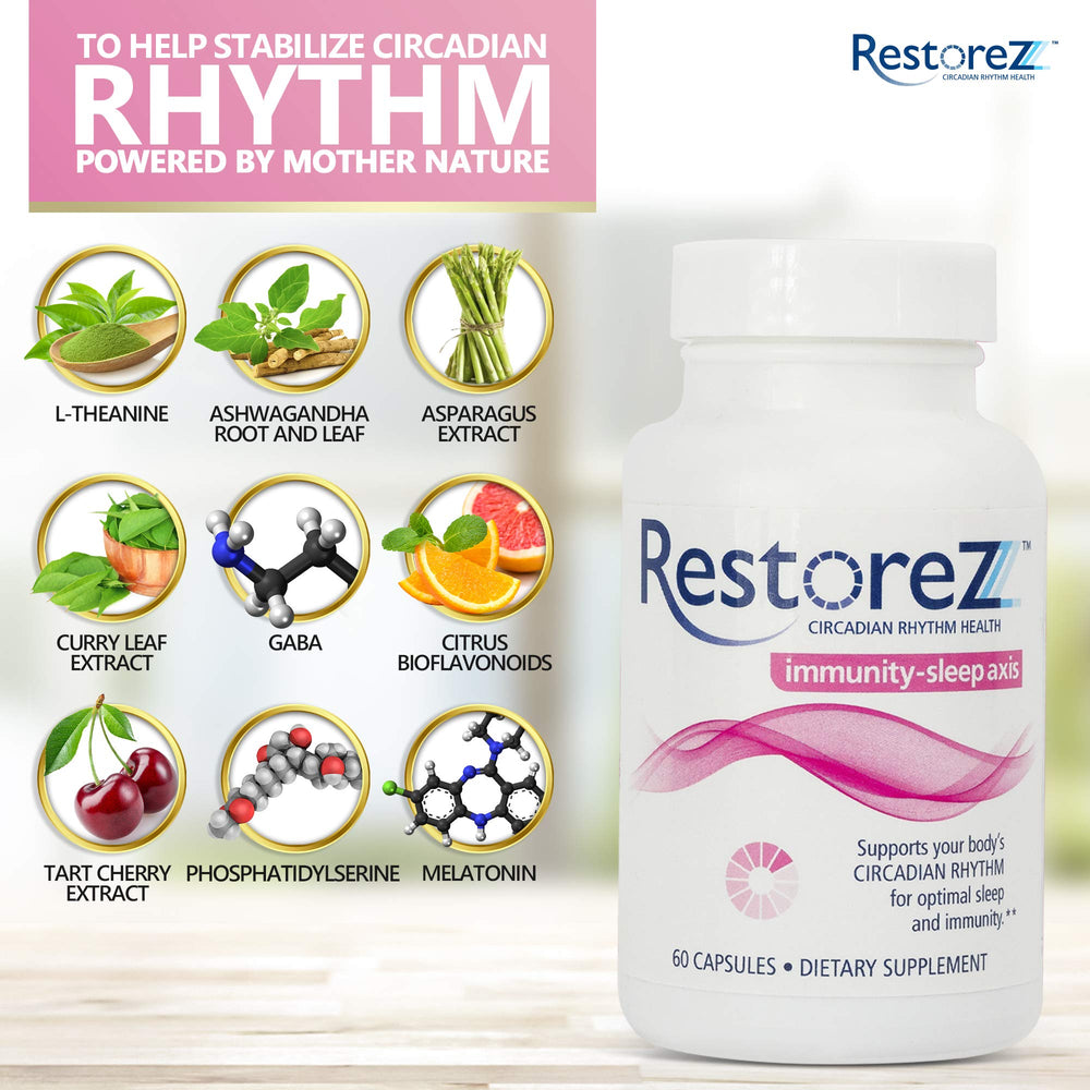Savant Science RestoreZ Sleep packaging panel highlighting quality and transparency.