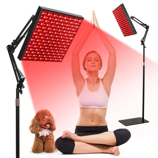 SAVILER 12.2 inch red light panel with dual wavelengths for skin and muscle support