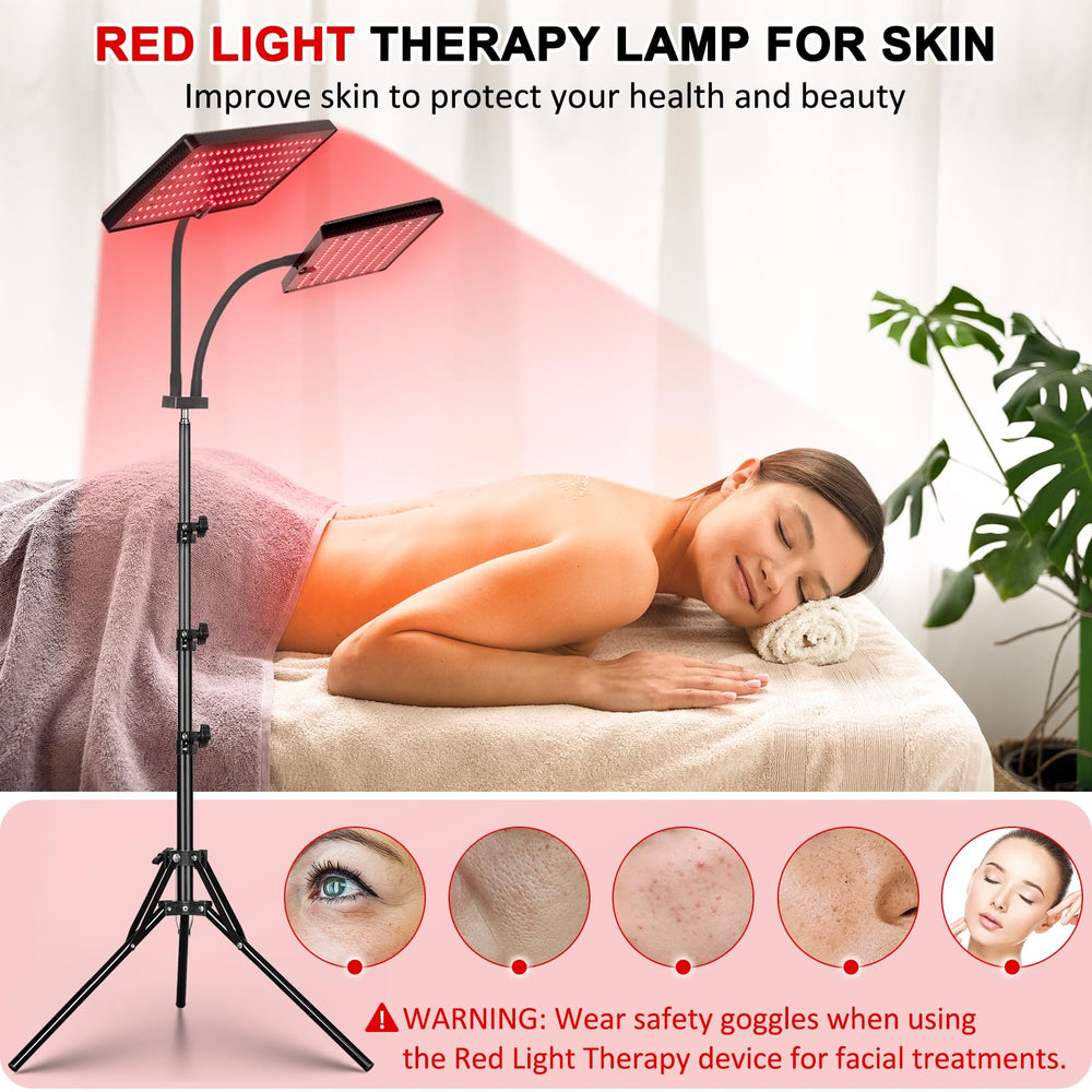 Saviler 660nm red light emitter close-up shown for skin care.