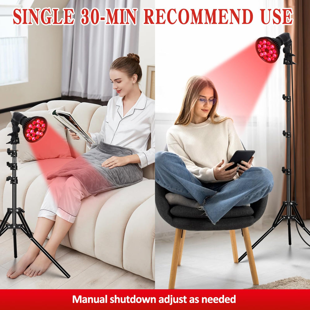 Saviler pain relief red light therapy lamp assisting muscle relaxation at home