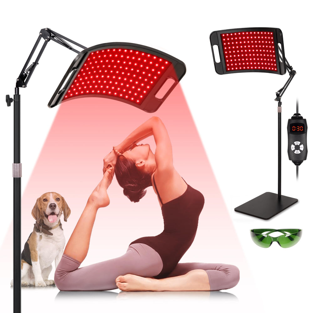 SAVILER red light panel 660nm-850nm for skin health and circulation support.