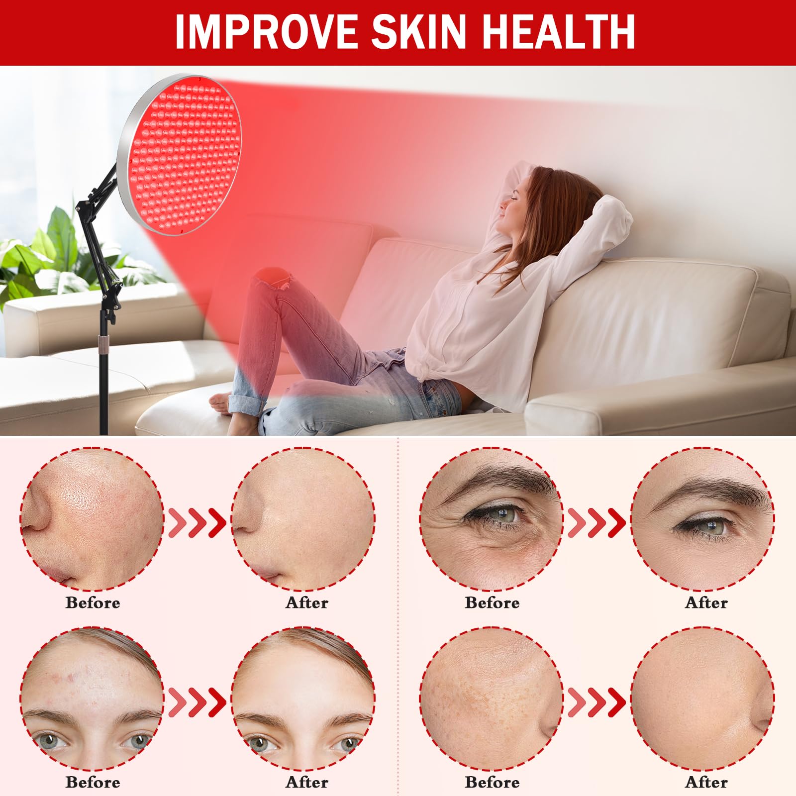 SAVILER red light therapy for the body supporting relaxation and comfort