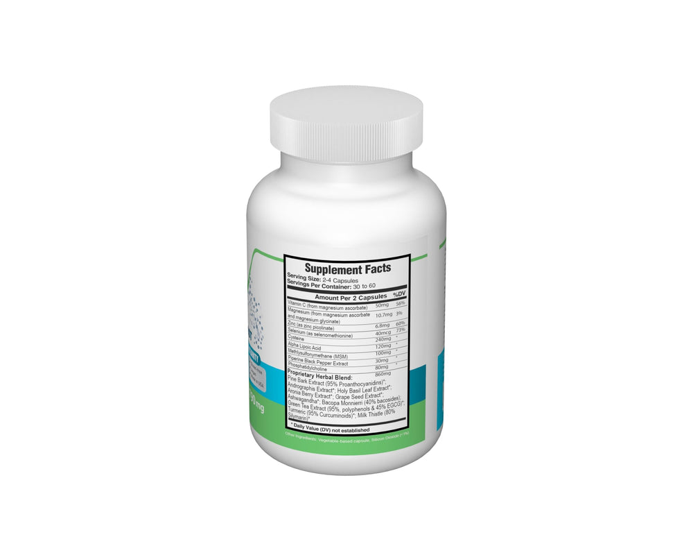 Savior Health Ultra Glutathione Boost capsules closeup for easy daily use.