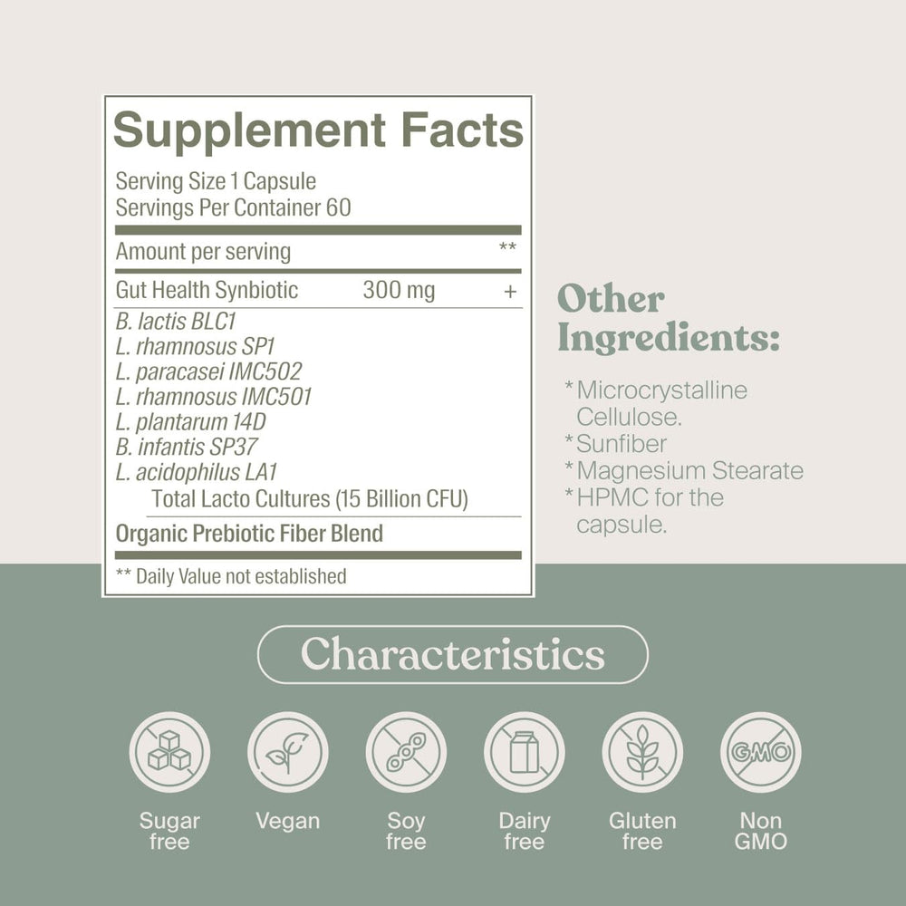 SAVVY Gut Balance packaging shown for on-demand wellness.