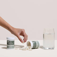SAVVY Gut Balance travel-friendly packaging for on-the-go support.