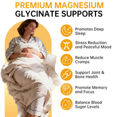 SAYIDON Magnesium Glycinate Gummies serving two gummies demonstrates daily intake
