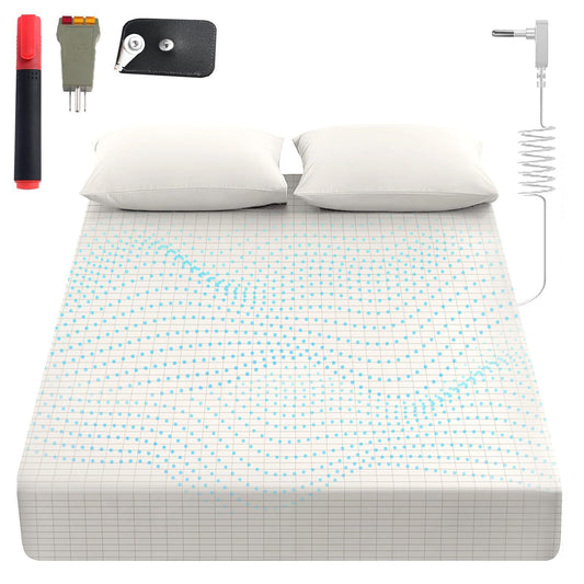 Sayorg grounding plate king connected to bed board for grounded sleep experience
