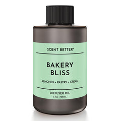 Scent Better Bakery Bliss bottle pour captures almond and cherry warmth for cozy spaces.