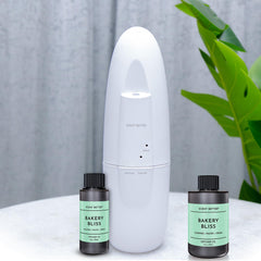 Bakery Bliss packaging image communicates safe, long-lasting scent choice.