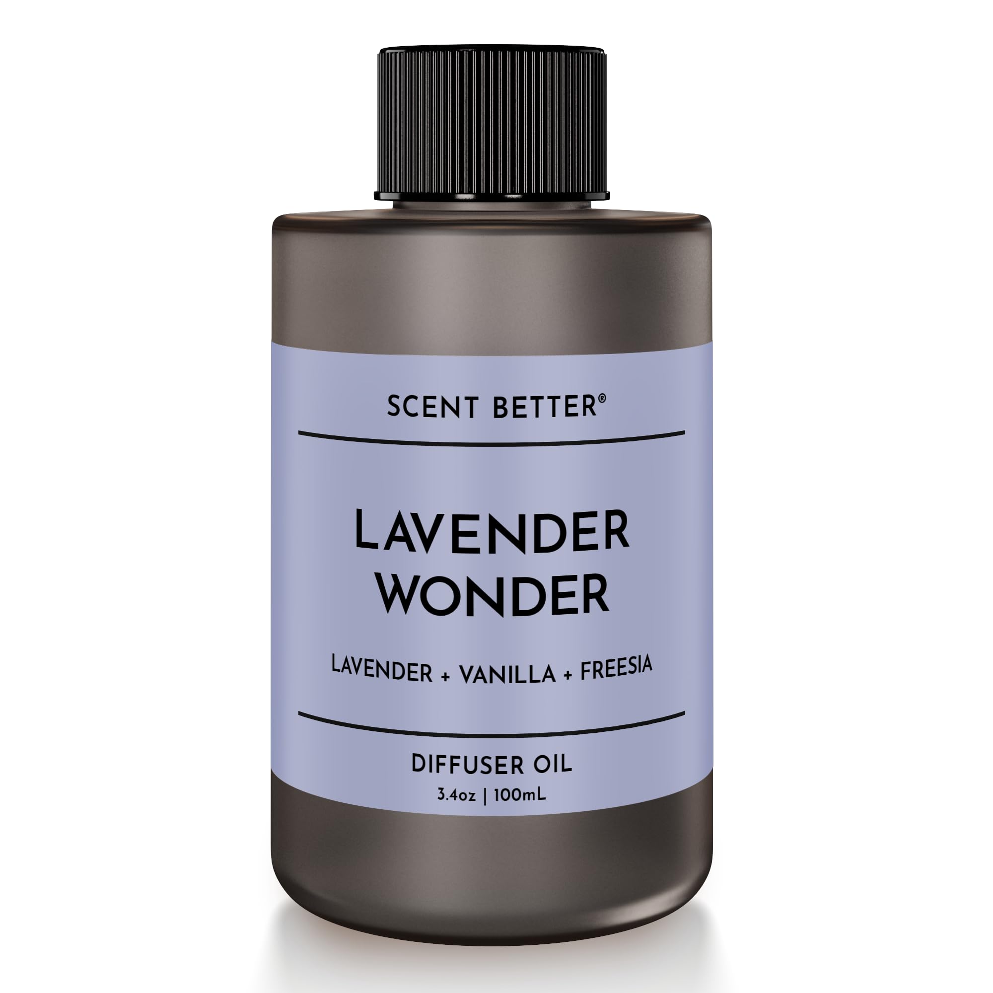 SB Scent Better Lavender Wonder bottle releasing calming aroma for a peaceful room.