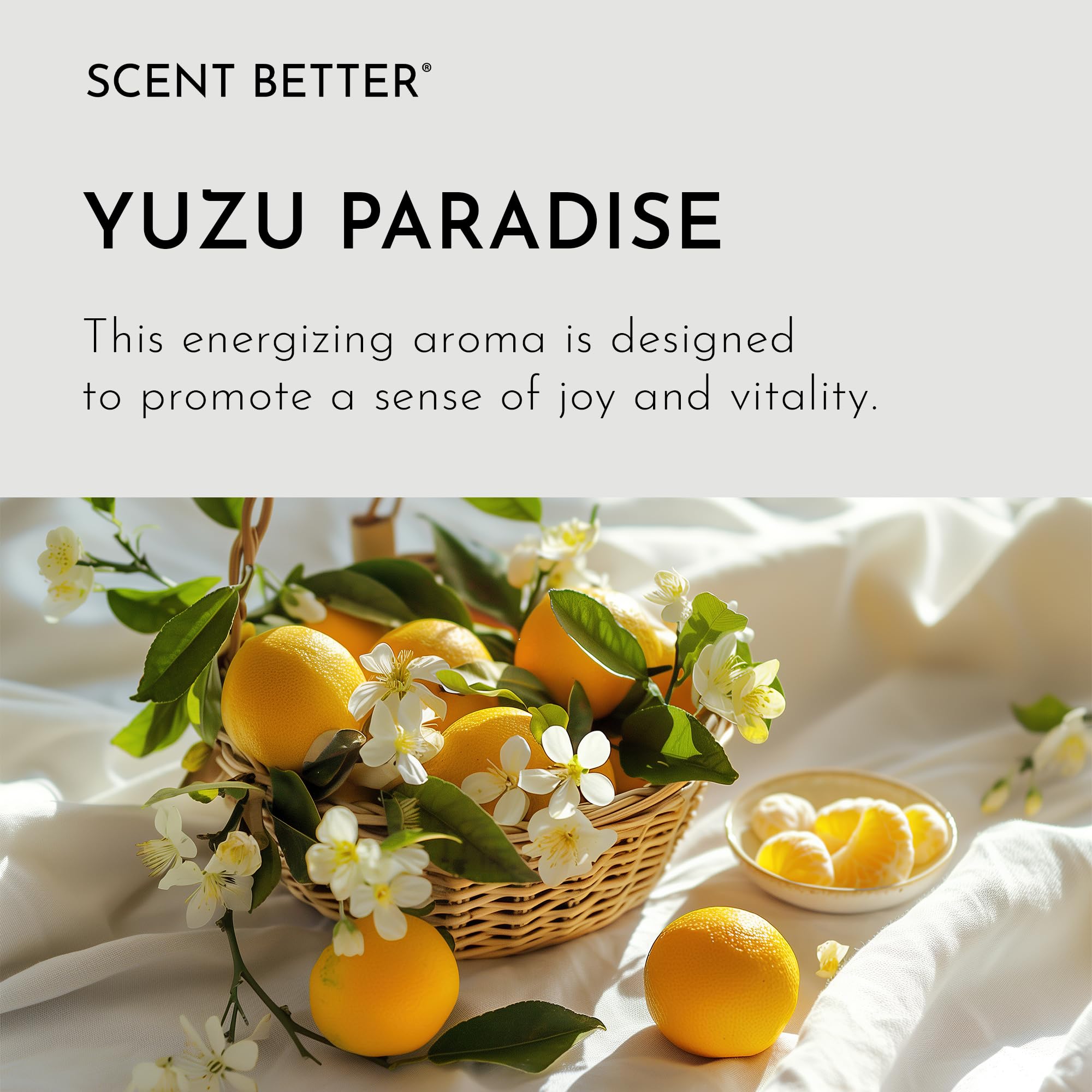 SB SCENT BETTER Yuzu Paradise diffuser mist elevates mood and focus