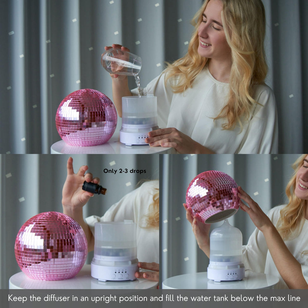 SCANDINORDICA gift-ready disco diffuser for birthdays or holidays