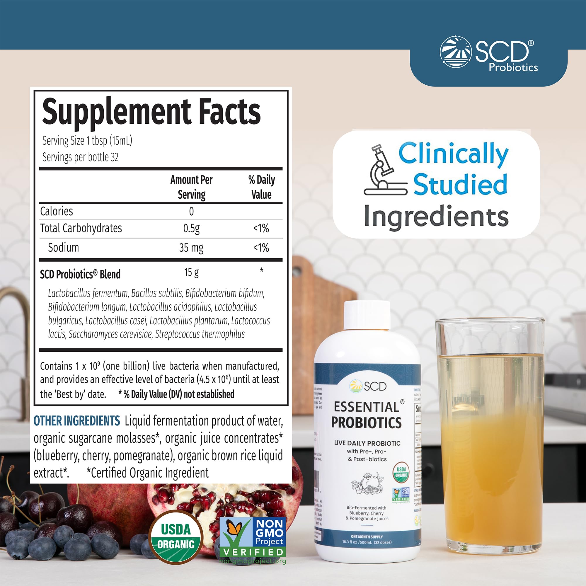 SCD Probiotics immunity-support visual with family-friendly use case