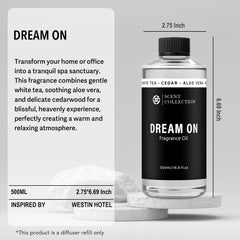 Scent Collection Dream On provides long-lasting fragrance for large rooms and open spaces.