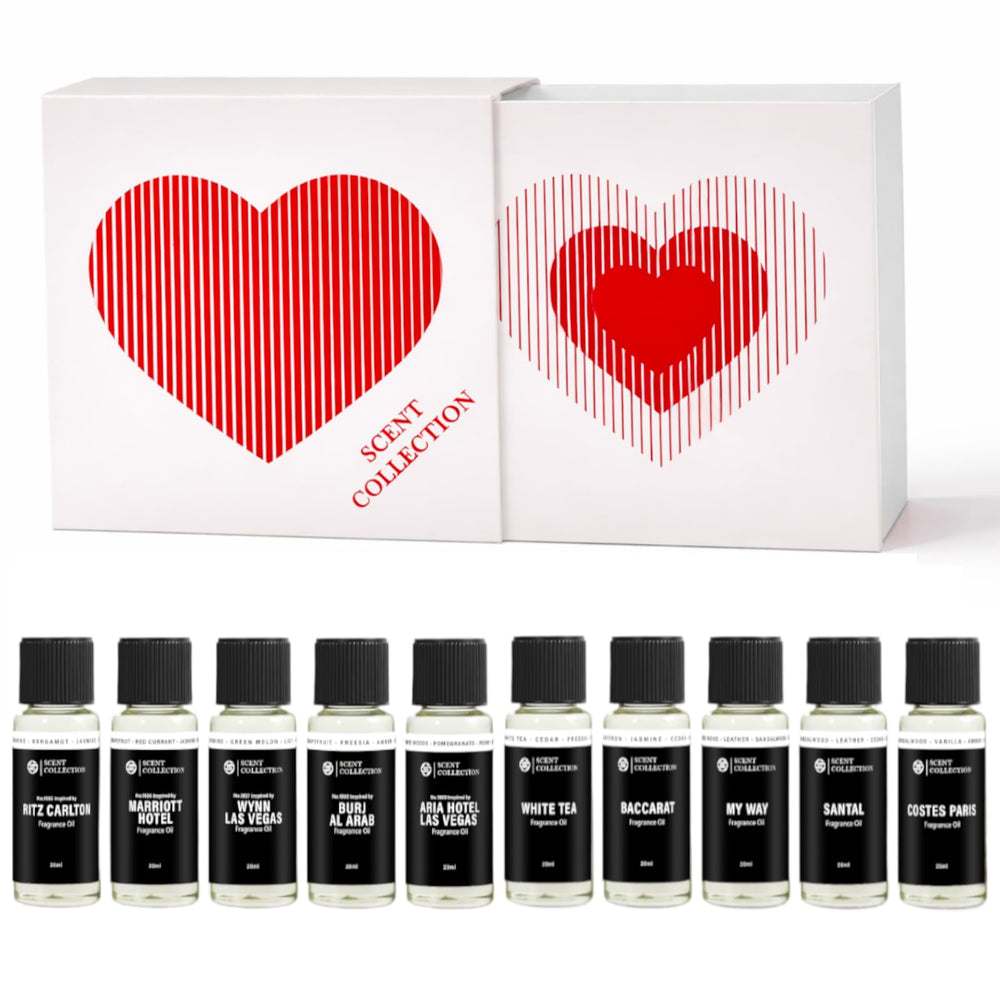 Scent Collection Hotel Diffuser Oil Set packaging, ideal for gifting occasions.
